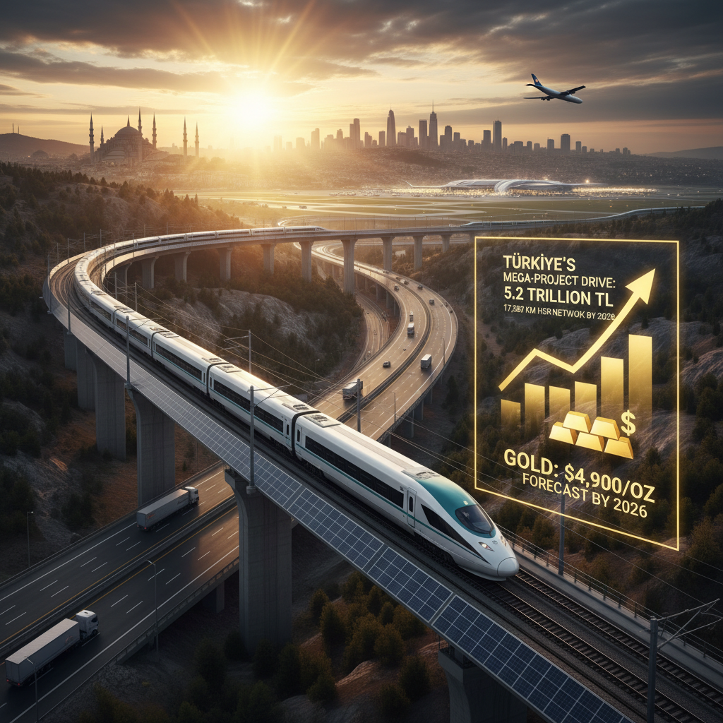 Küresel Ticaret Dengeleri Değişirken Türkiye Mega Projelerle Yükseliyor: Altın İçin Yeni Rekor Tahmini