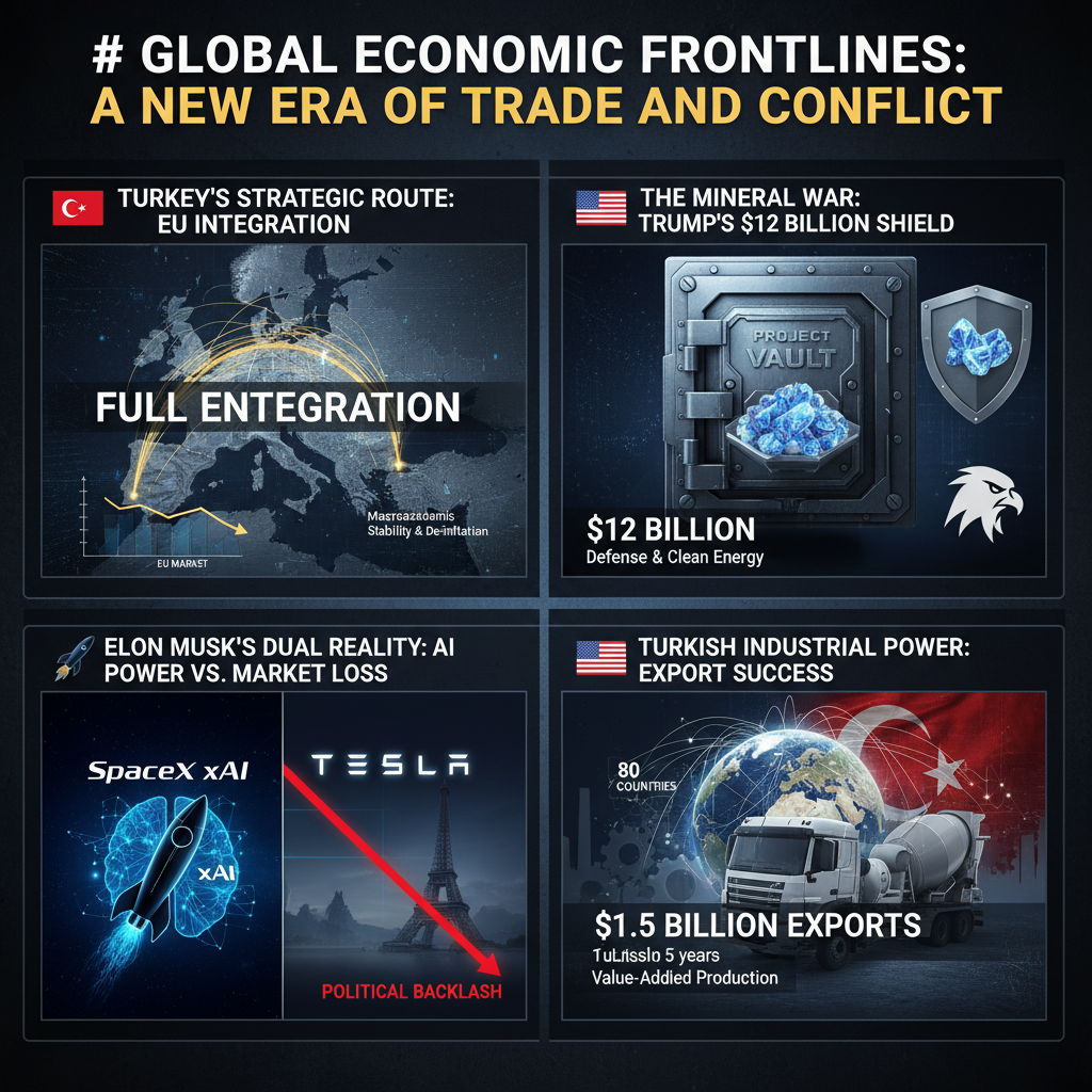 Küresel Ticarette Yeni Dönem: Türkiye’nin AB Hedefi ve Trump’ın Maden Hamlesi
