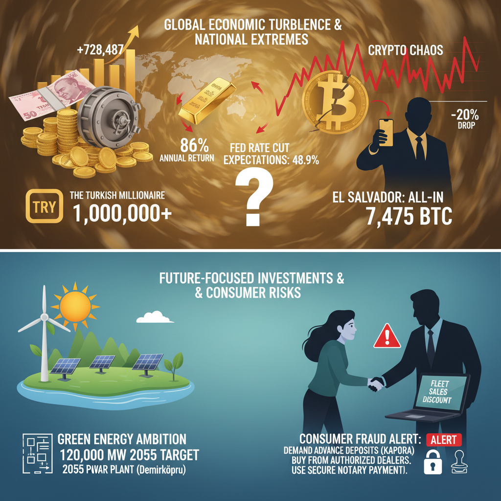 Küresel ve Ulusal Ekonomide Çift Yönlü Rüzgarlar: Milyoner Rekoru, Bitcoin Kargaşası ve Tüketici Alarmı