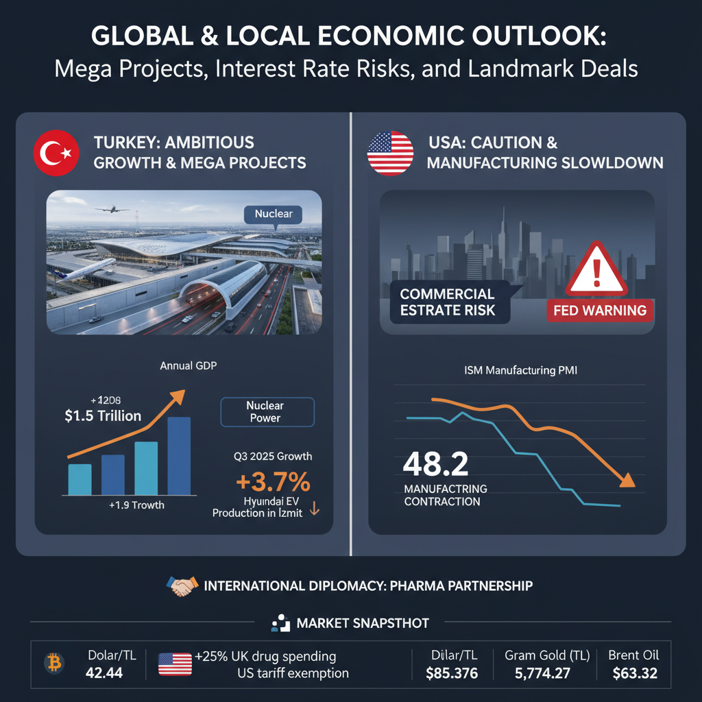 Küresel ve Yerel Ekonomide Önemli Gelişmeler: Faiz Riskleri, Tarihi Anlaşmalar ve Büyüme Hedefleri Gündemde