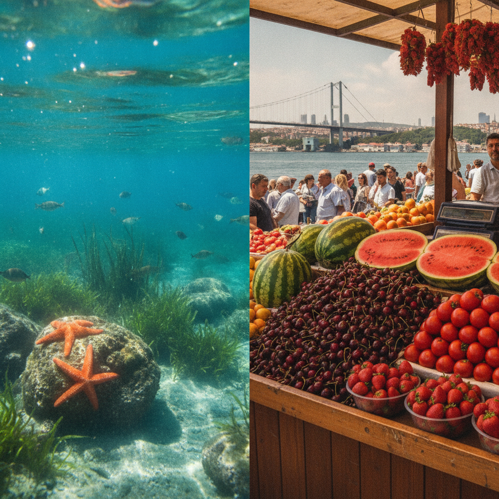Mavi Vatan Nefes Alıyor, İstanbul Sofraları Yaz Meyveleriyle Şenleniyor
