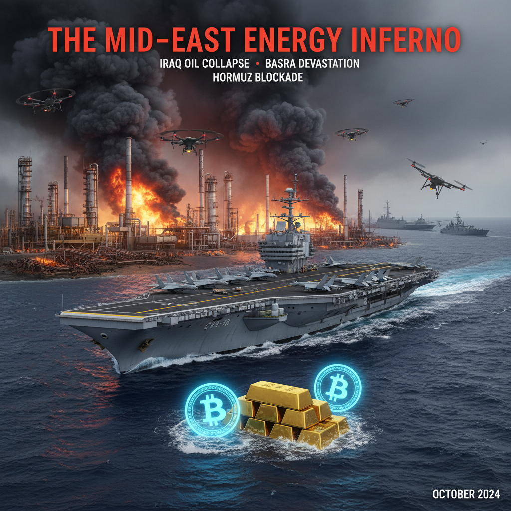 Orta Doğu’da Enerji Krizi: Irak’ın Petrol Üretimi Sert Düştü