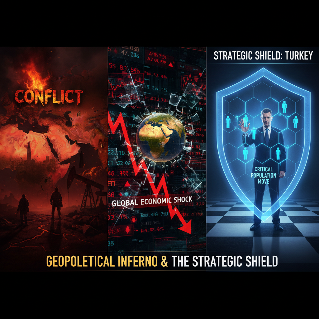 Ortadoğu’da Savaş Kıskacı: Küresel Piyasalar Sarsılıyor, Türkiye’den Kritik Nüfus Hamlesi