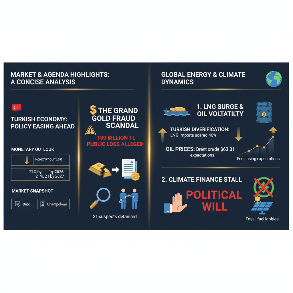 Piyasalar ve Gündem: Türkiye Ekonomisinde Faiz Beklentileri, Enerji Piyasalarında Hareketlilik ve Büyük Dolandırıcılık Operasyonu