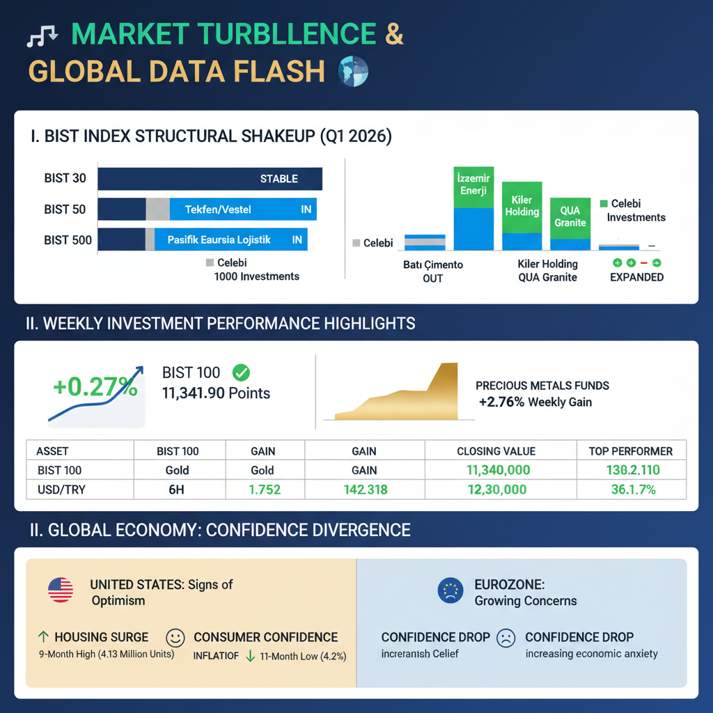 Piyasalarda Hareketli Bir Hafta: Borsa Endeksleri Yenilendi, Global Ekonomik Veriler Açıklandı