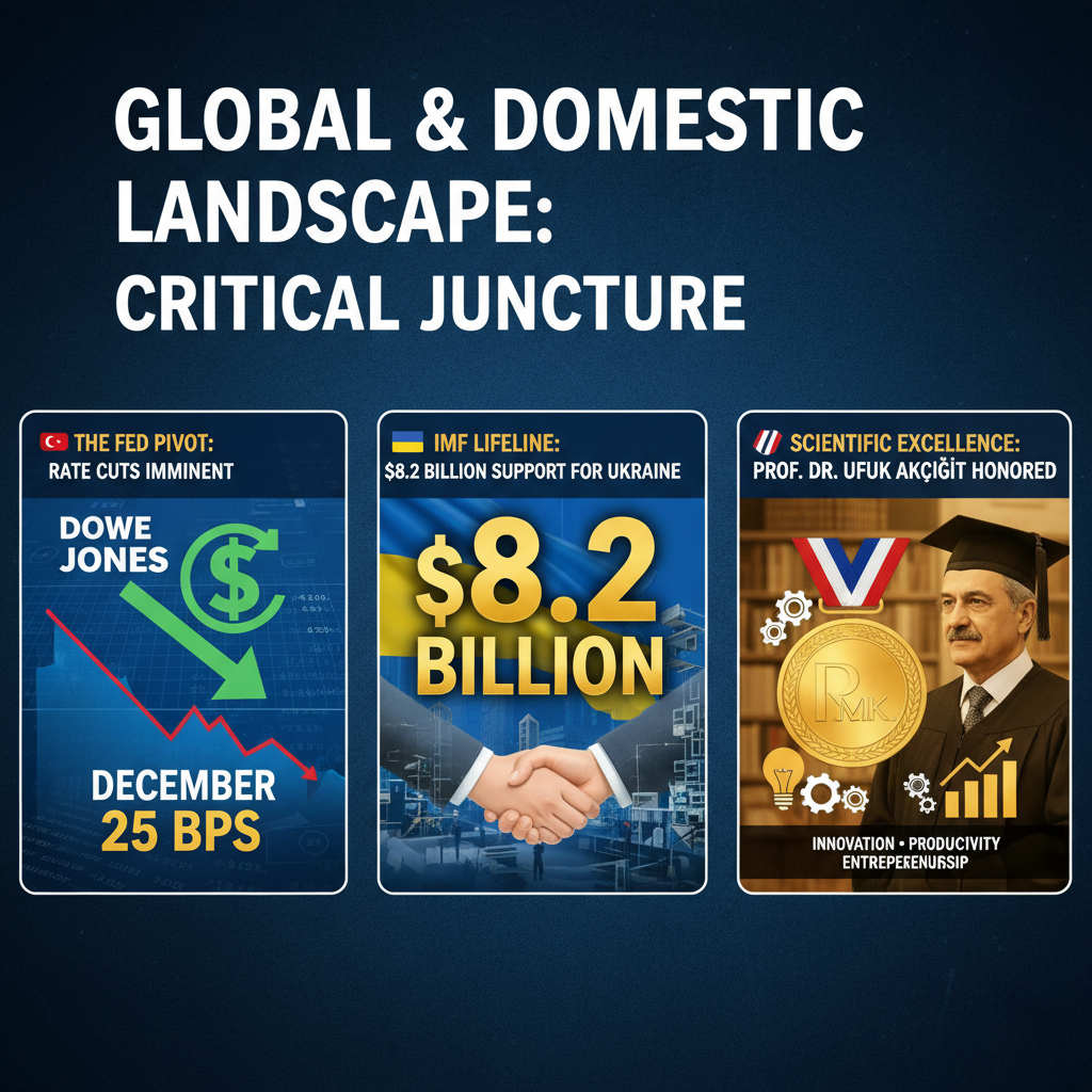 Piyasalarda Kritik Dönem: Fed'den Faiz İndirimi Sinyali, Ukrayna'ya 8,2 Milyar Dolarlık Destek ve Prof. Dr. Akçiğit'e Bilim Madalyası