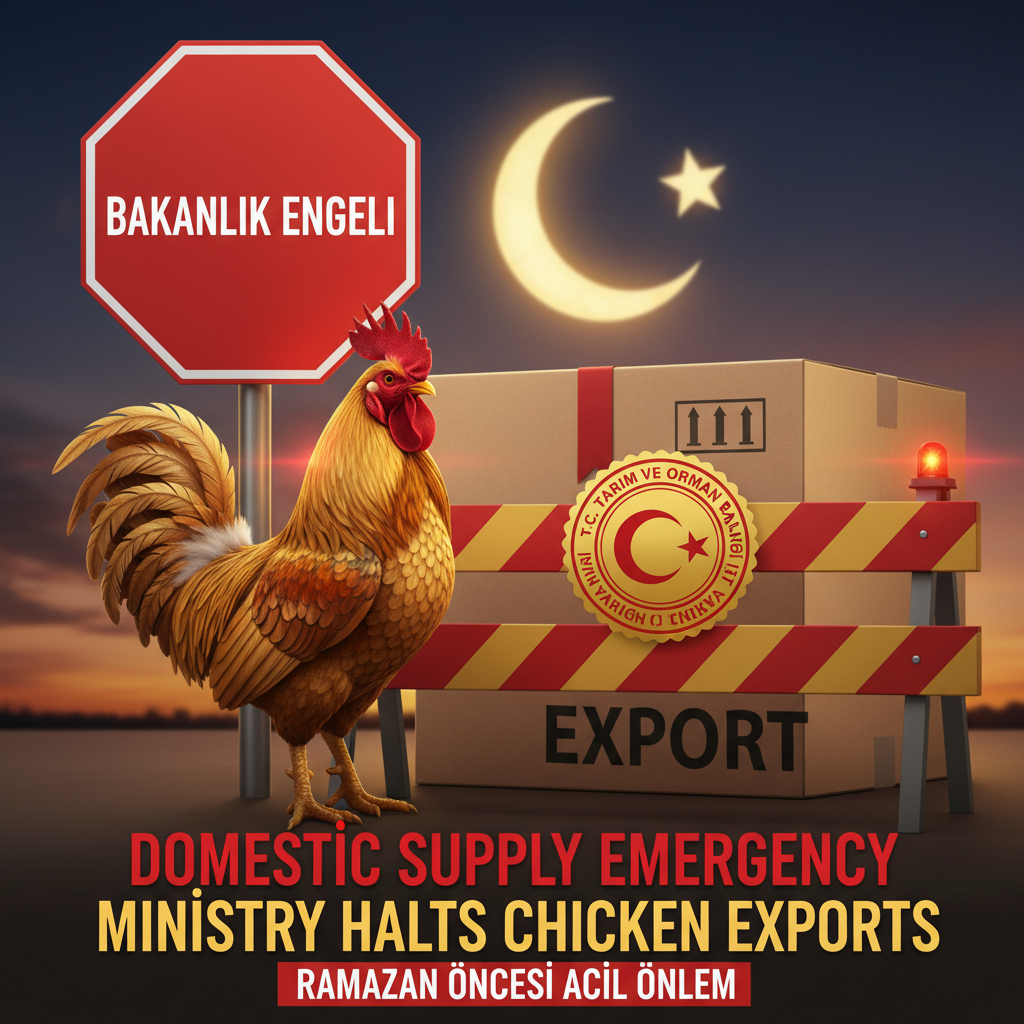 Ramazan Öncesi Tavuk İhracatına Bakanlık Engeli