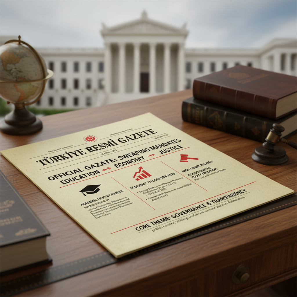 Resmi Gazete'de Eğitimden Ekonomiye Kapsamlı Değişiklikler ve Yargı Kararları