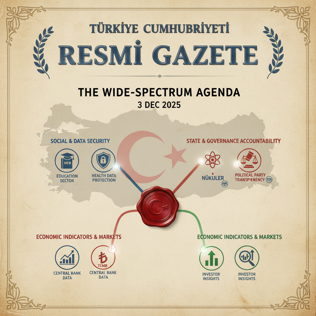 Resmi Gazete'de Kapsamlı Değişiklikler ve Kritik Kararlar: Eğitimden Nükleer Enerjiye, Siyasi Partilerden Ekonomiye Geniş Gündem