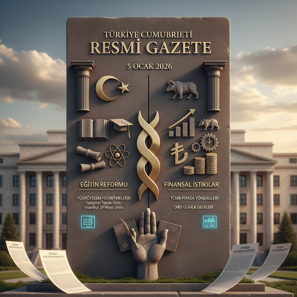Resmi Gazete'de Kapsamlı Düzenlemeler: Eğitimden Finans Piyasalarına Yeni Adımlar