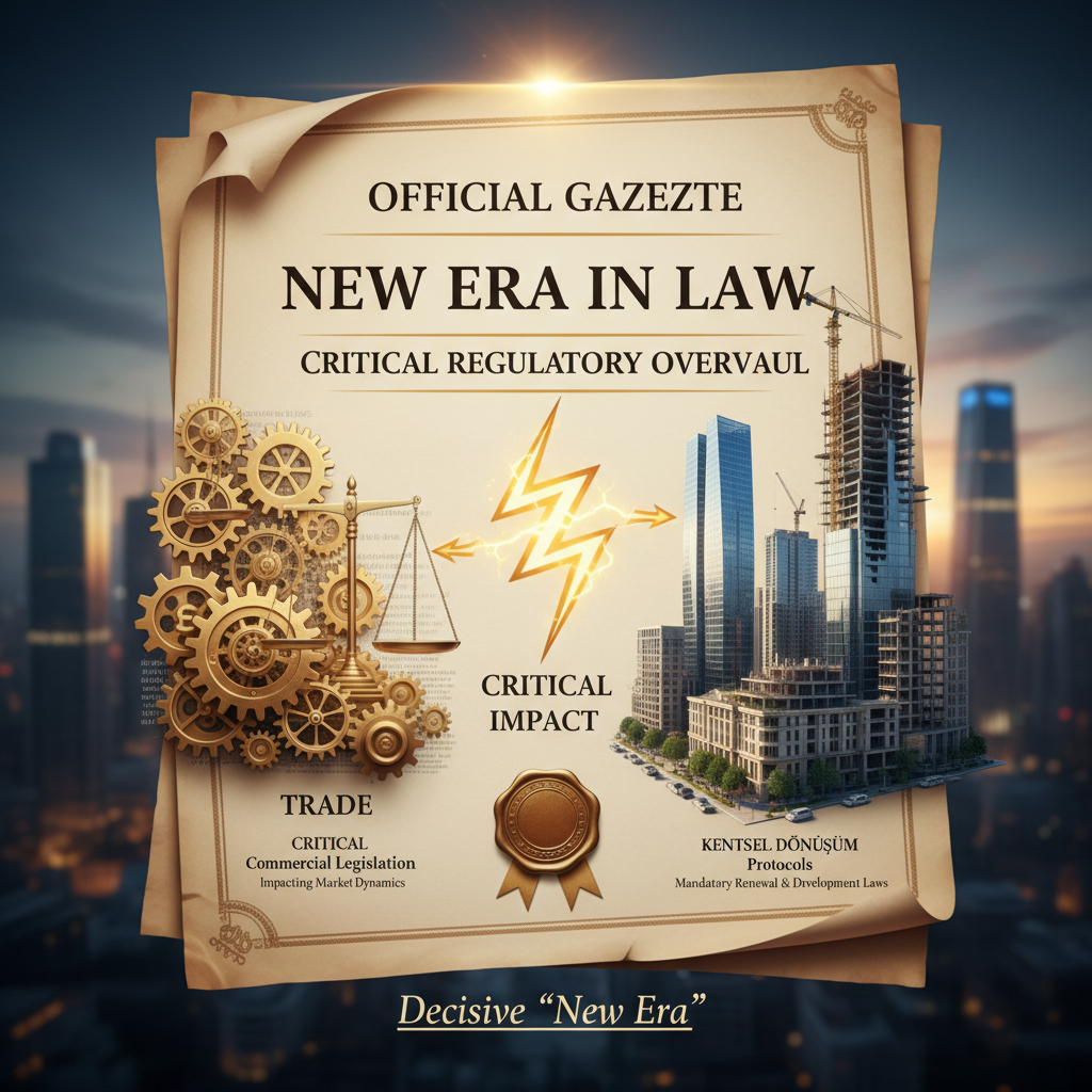 Resmi Gazete’de Yeni Dönem: Ticaret ve Kentsel Dönüşümde Kritik Düzenlemeler