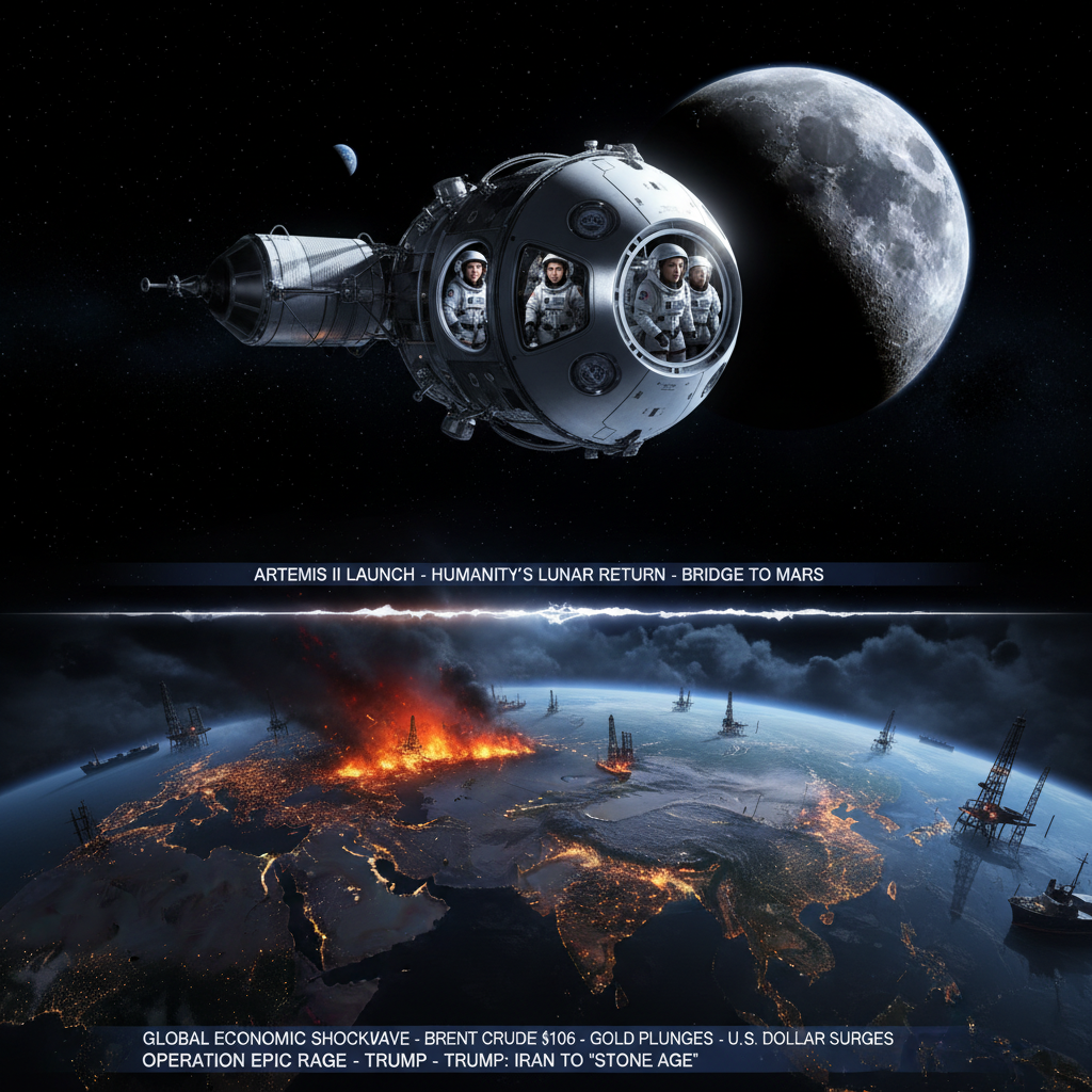Trump’ın İran Tehdidi Piyasaları Altüst Etti: NASA’dan Tarihi Ay Yolculuğu
