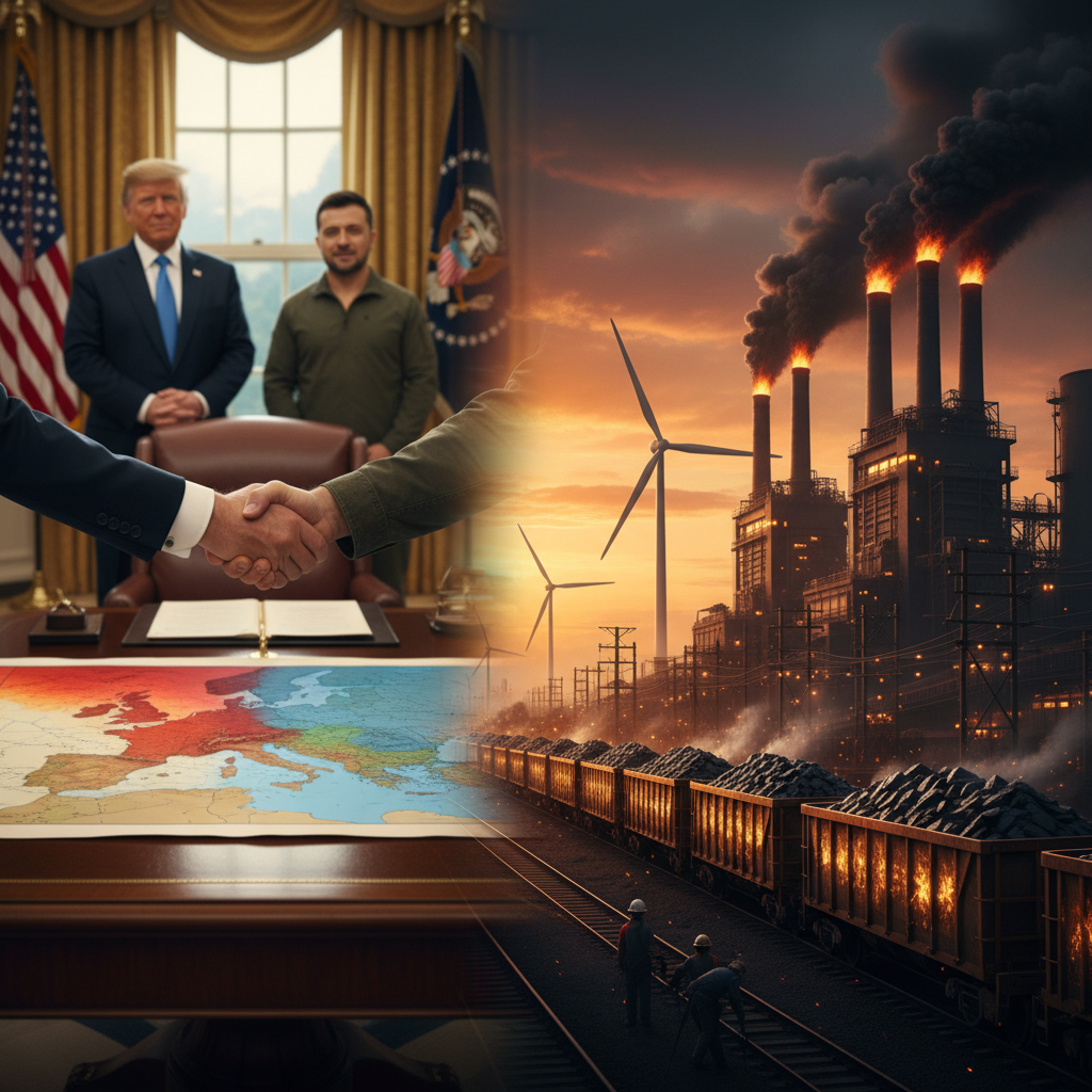 Trump’tan Diploması ve Enerji Atılımı: Ukrayna’da Barış, ABD’de Kömür Dönemi