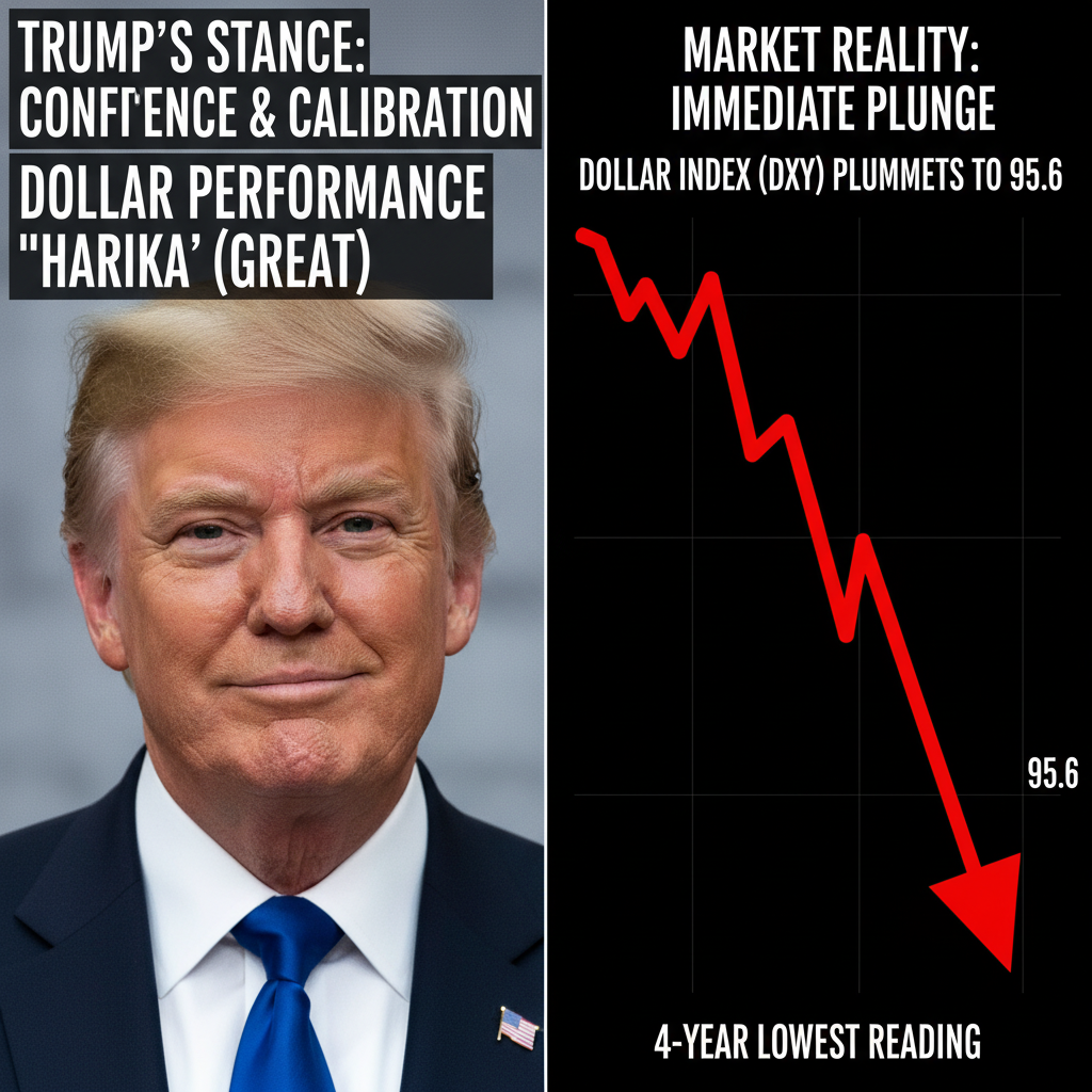 Trump’tan Dolar Mesajı: "Performans Harika, Piyasa Kendi Dengesinde"