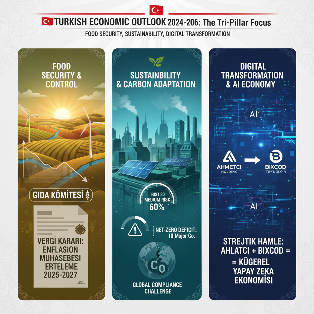 Türkiye Ekonomisi Yeni Yıla Odaklandı: Gıda Güvenliği, Dijitalleşme ve Sürdürülebilirlik Ön Planda