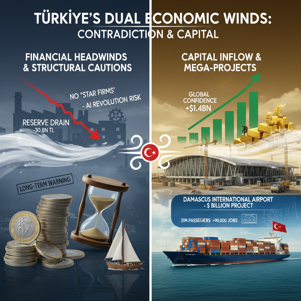 Türkiye Ekonomisinde Çift Yönlü Rüzgarlar: Rezerv Kaybına Karşı Yabancı İlgisi ve Büyük Projeler