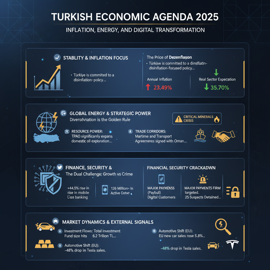 Türkiye Ekonomisinde Enflasyon Beklentileri, Global Enerji Güvenliği ve Finansal Dönüşüm Gündemi