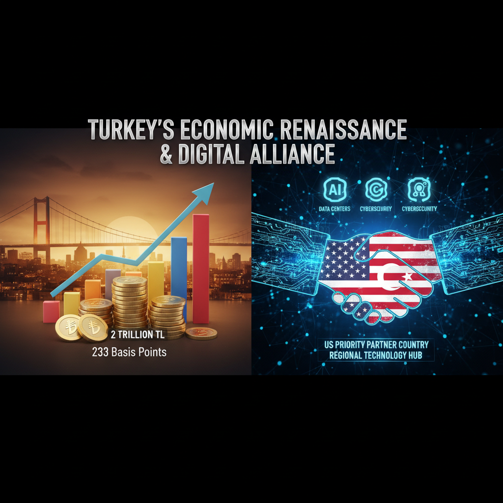 Türkiye Ekonomisinde Güçlenme Sinyalleri ve ABD ile Dijital Ortaklık Hız Kazanıyor