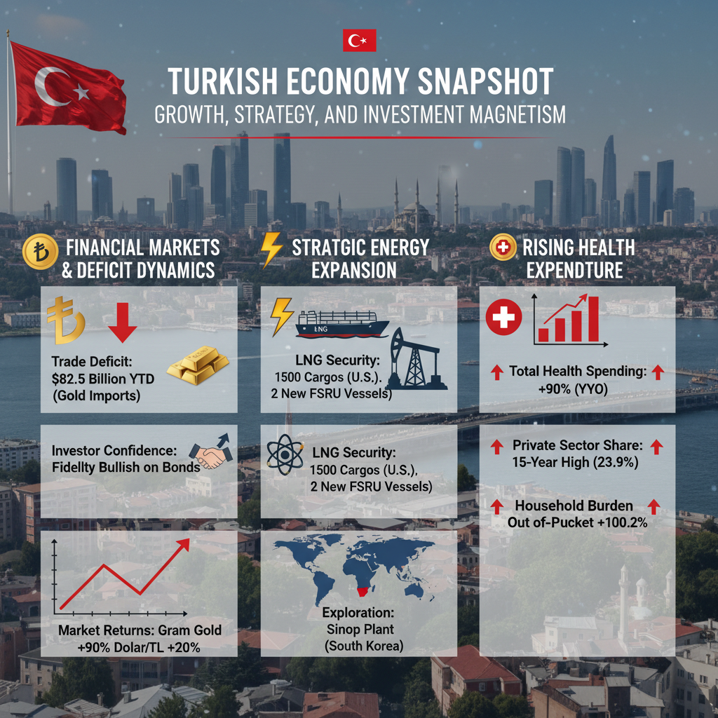 Türkiye Ekonomisinde Önemli Gelişmeler: Dış Ticaret Açığı, Stratejik Enerji Hamleleri ve Finansal Beklentiler