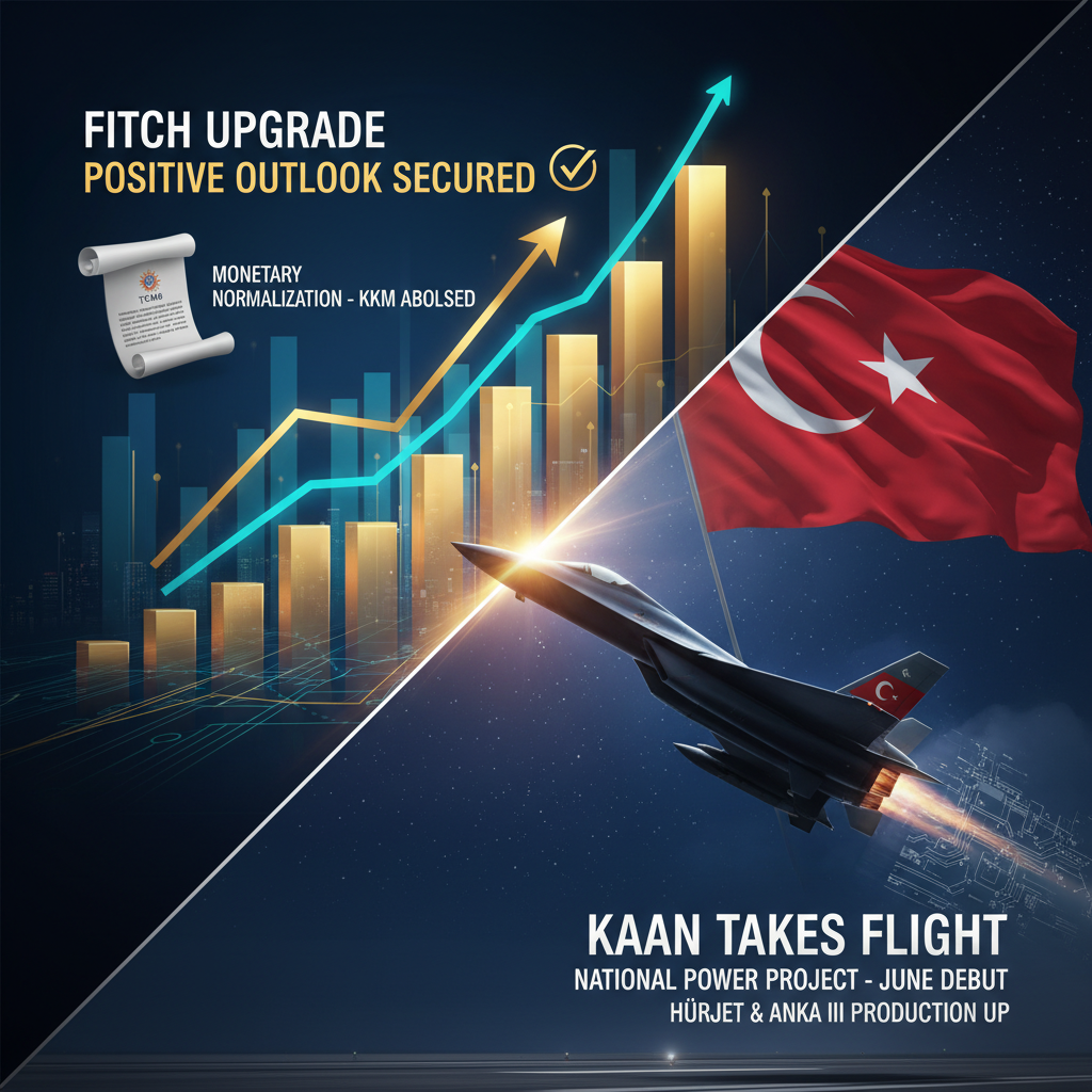 Türkiye Ekonomisinde Yeni Dönem: Fitch’ten Pozitif Sinyal ve Savunmada KAAN Heyecanı