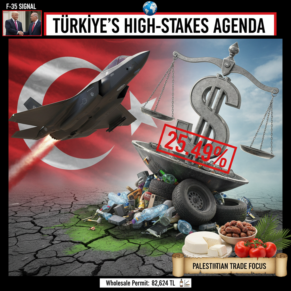 Türkiye Gündemi Yoğun: Trump'tan F-35 Sinyali, Çevre Cezaları ve Filistin Ticaretinde Yeni Düzenlemeler