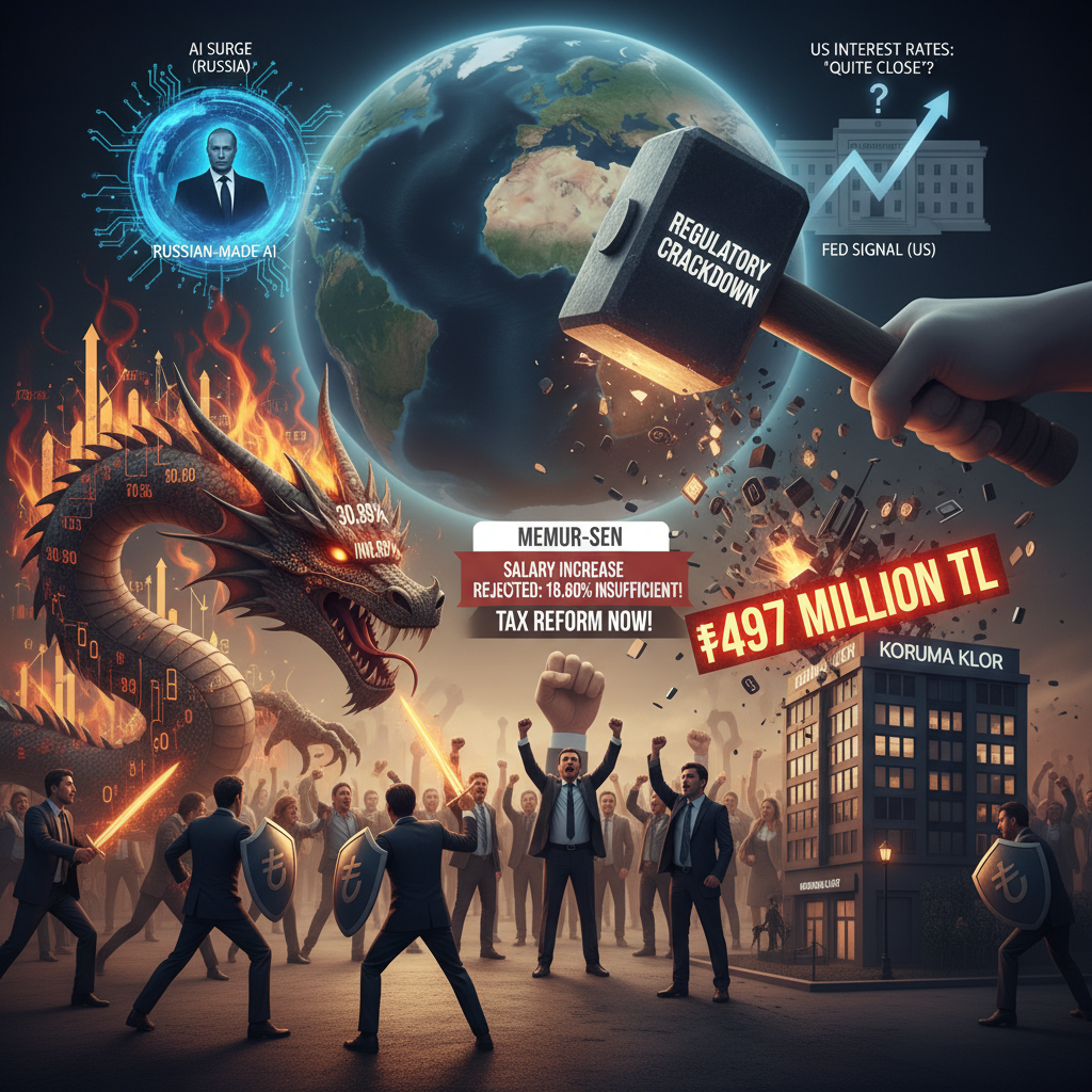 Türkiye Gündeminde Ekonomi ve Sosyal Haklar Ön Planda: Enflasyonla Mücadeleden Memur Maaşlarına, Rekabet İhlallerinden Küresel Gelişmelere