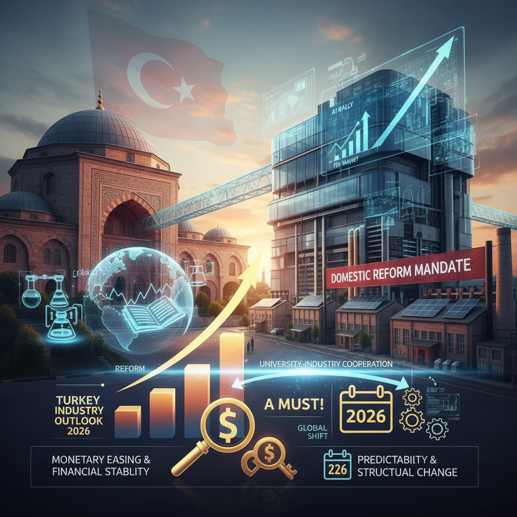 Türkiye Sanayisi 2026'ya Umutla Bakıyor: Küresel Piyasalar ve Reform Beklentisi Ekonomiye Yön Veriyor