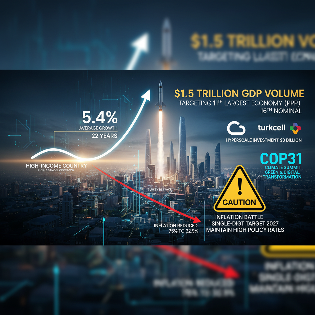 Türkiye Yüksek Gelir Ligine Hazırlanıyor: Ekonomide Yeni Dönem ve Uzayda Rekabet Hız Kazanıyor