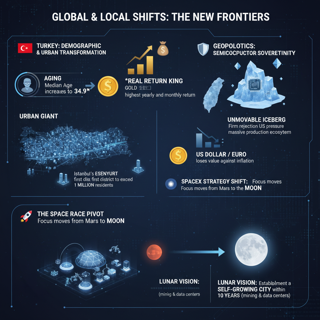 Türkiye’de Nüfus ve Finans Dengeleri Değişiyor: Altın Kazandırırken Şehirler Büyüyor