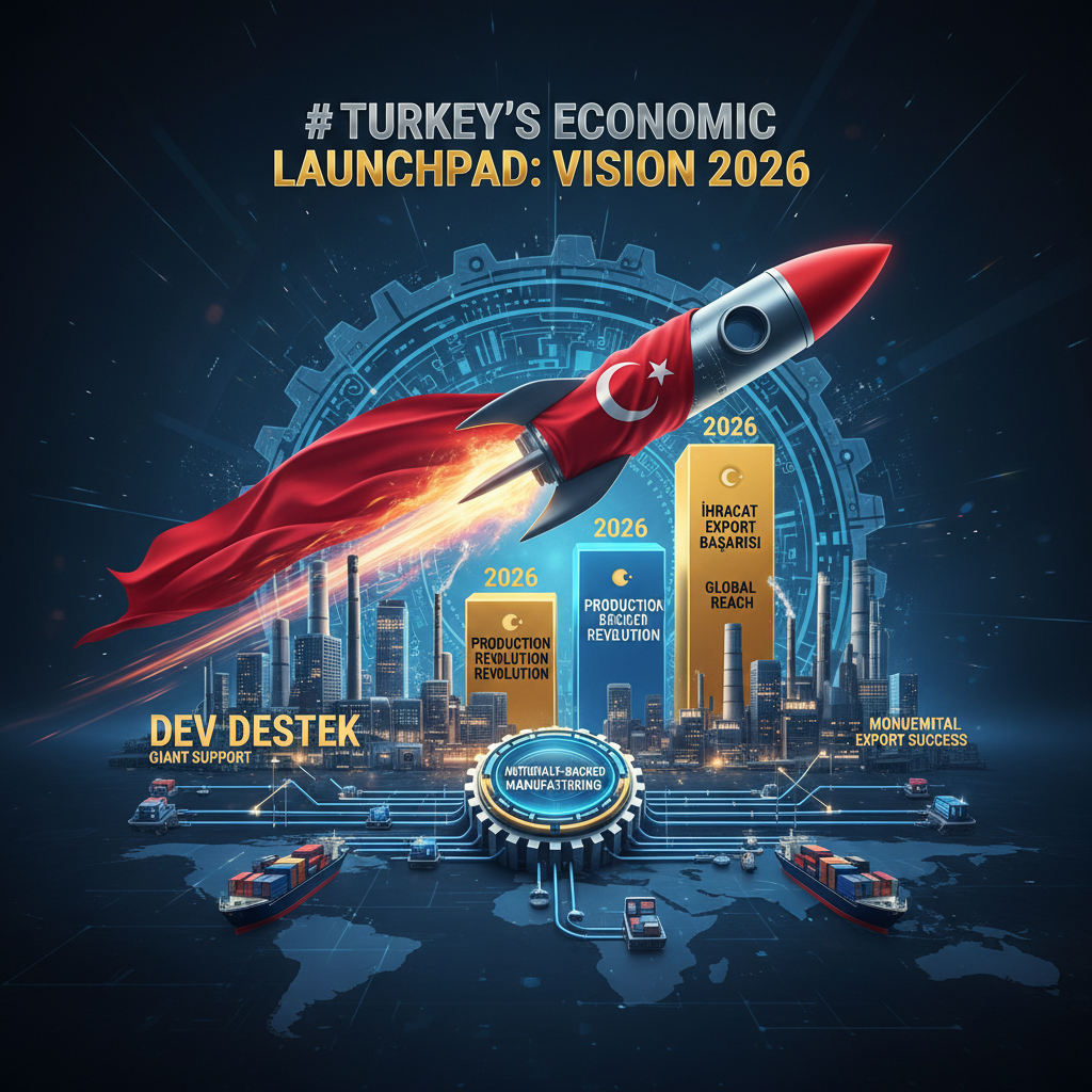 Türkiye’nin 2026 Ekonomi Vizyonu: Üretimde Dev Destek ve İhracat Başarısı