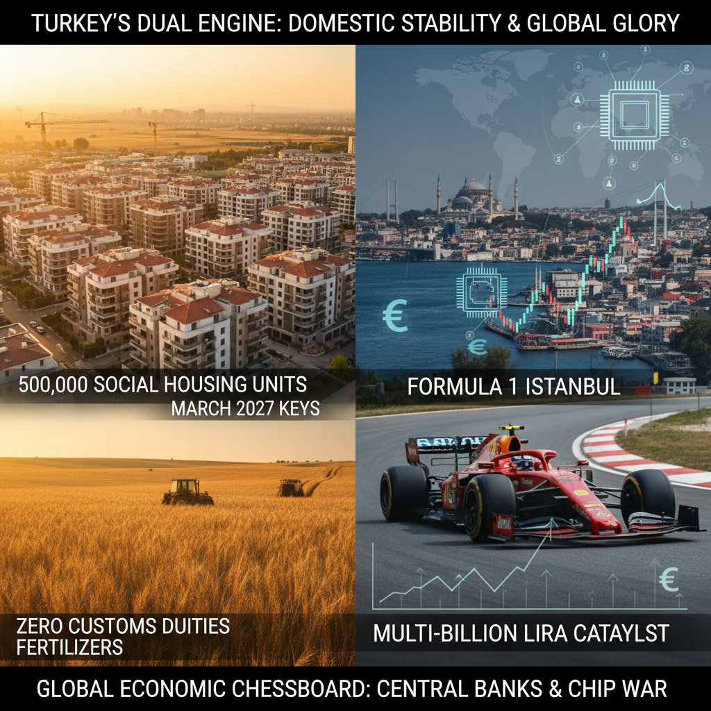 Türkiye’nin Ekonomi Ajandası: Dev Konut Hamlesi ve Tarımda Vergi Ayarı