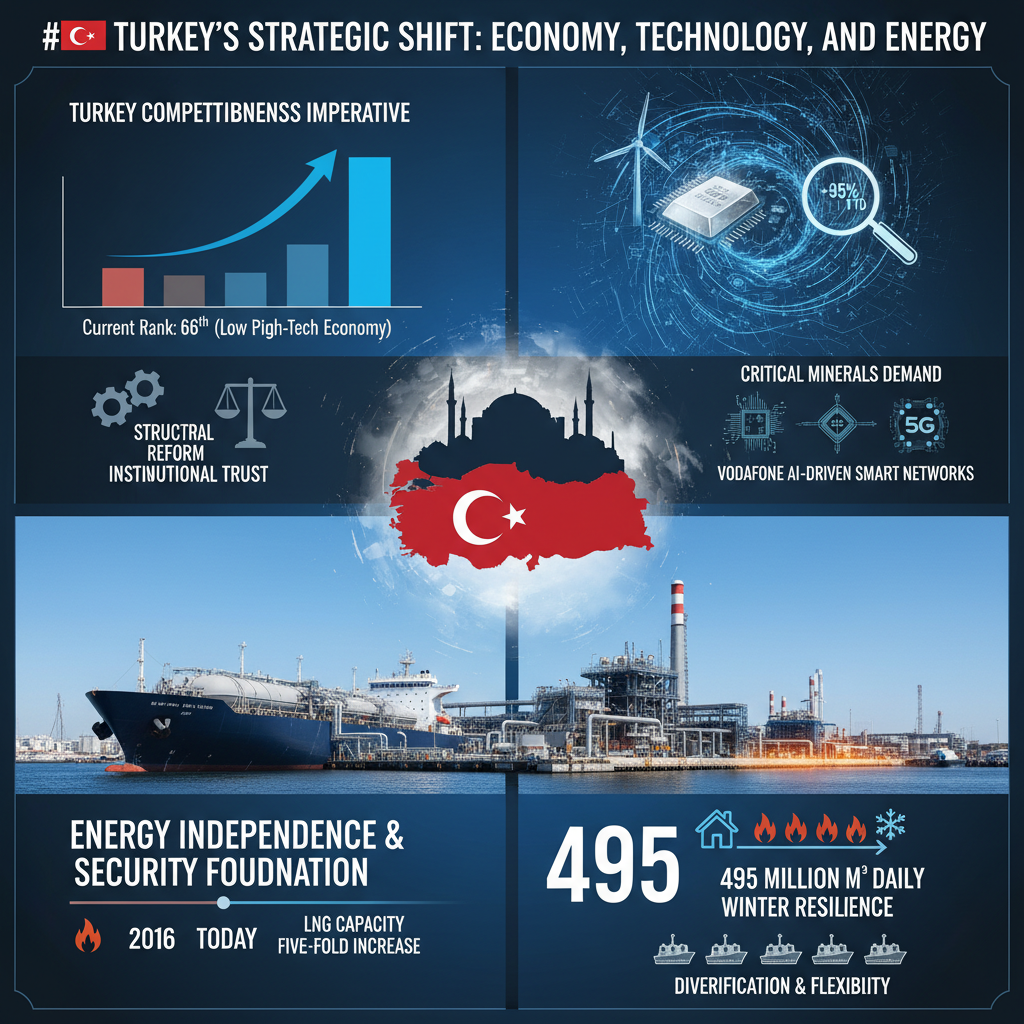 Türkiye'nin Geleceği Ekonomi, Teknoloji ve Enerji Hamleleriyle Şekilleniyor: Rekabet Gücü ve Küresel Trendler Odak Noktası