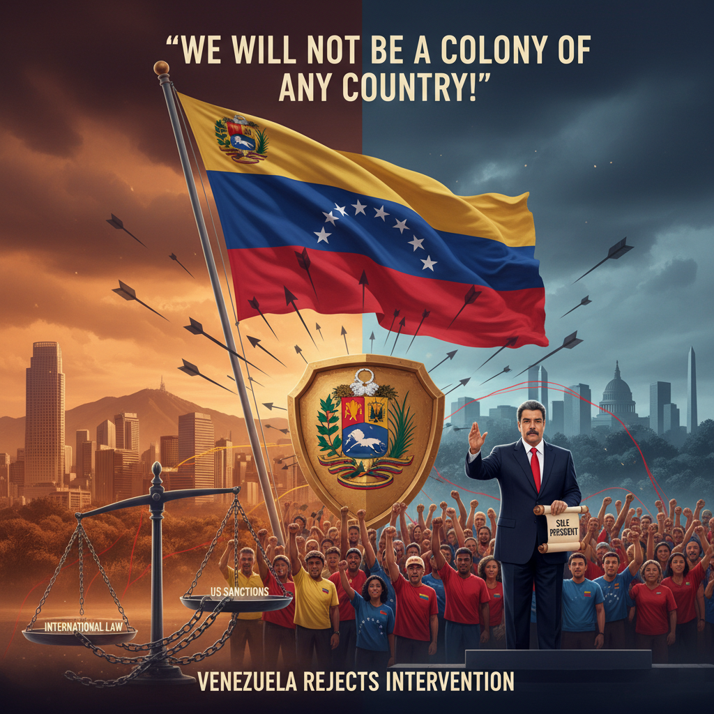 Venezuela'dan ABD'ye Sert Yanıt: "Hiçbir Ülkenin Kolonisi Olmayacağız!"