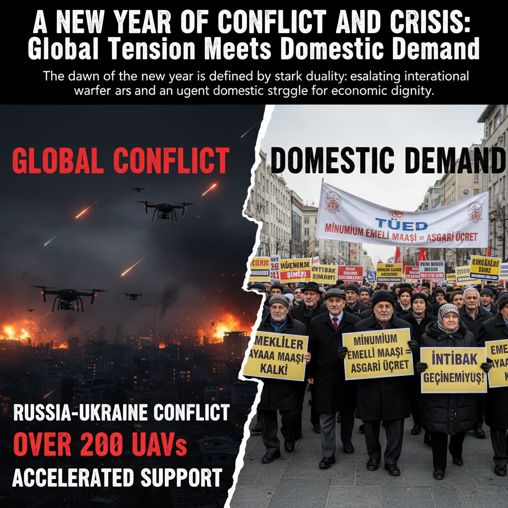 Yeni Yıla Savaş Gerilimi ve Emeklilerin Hak Arayışı Damga Vurdu