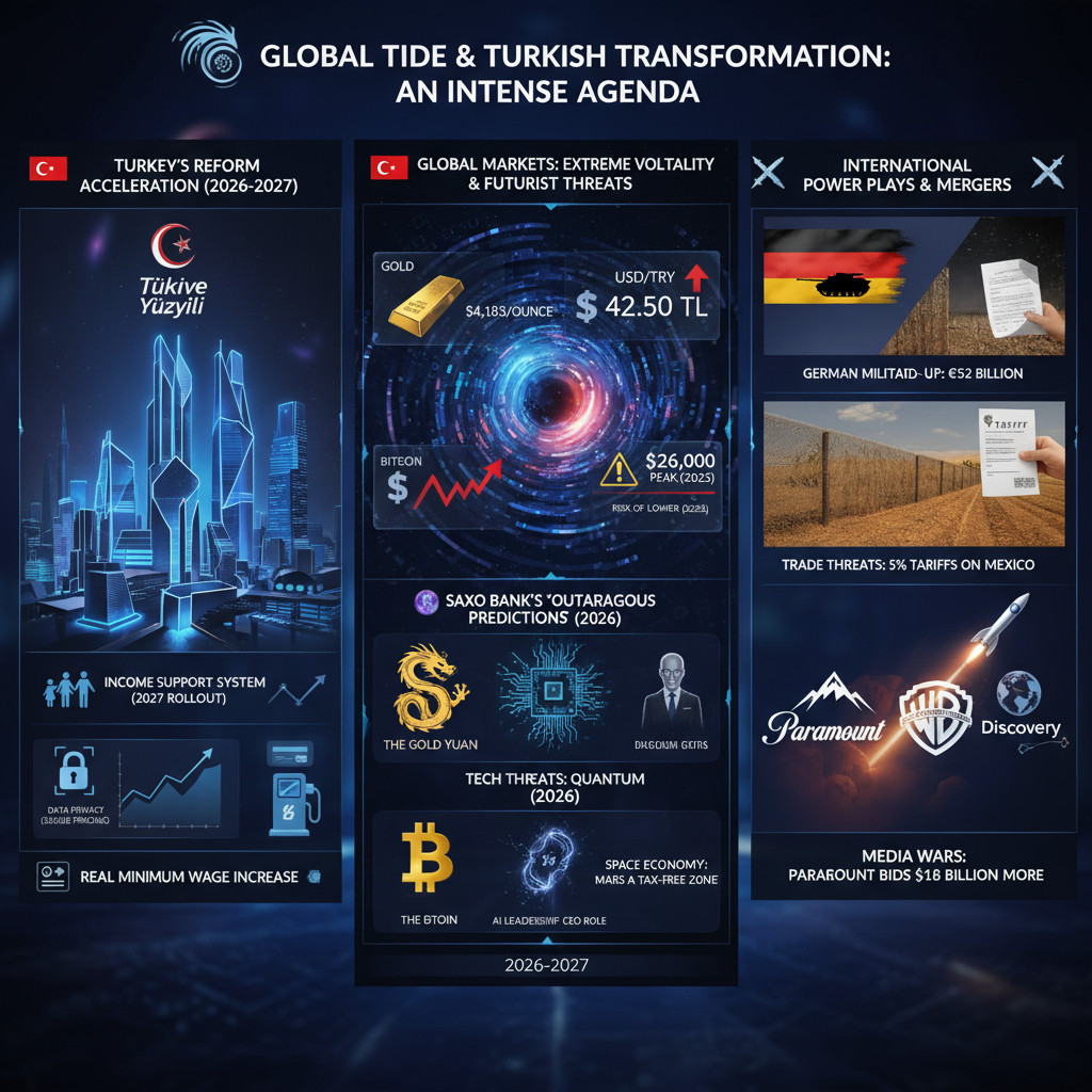 Yoğun Gündem: Türkiye'de Reform Rüzgarı, Küresel Piyasaların Seyri ve Uluslararası Hamleler