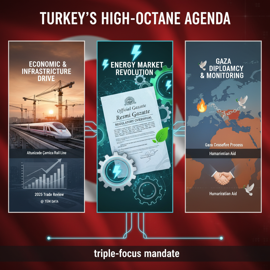 Yoğun Gündemle Yeni Haftaya Giriş: Ekonomi, Enerji ve Diplomasi Öne Çıkıyor